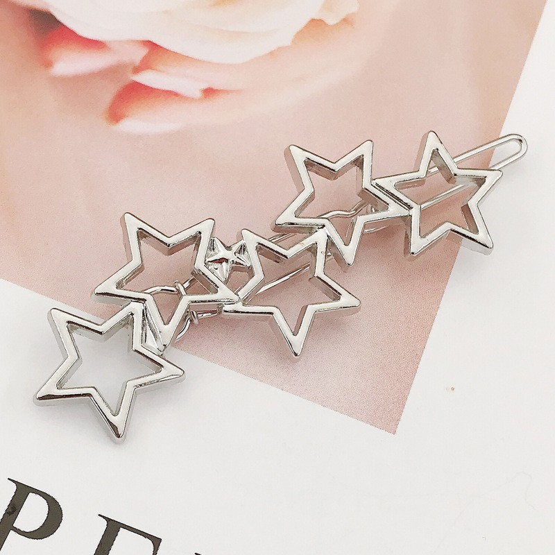 K40 Kẹp tóc trái tim ngôi sao xinh xắn