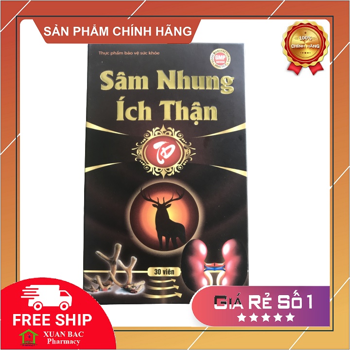 ✅ Sâm Nhung Ích Thận TD - tăng sinh lý nam nữ, bổ thận, giảm đau lưng, mỏi gối, yếu sinh lý, tiểu đêm