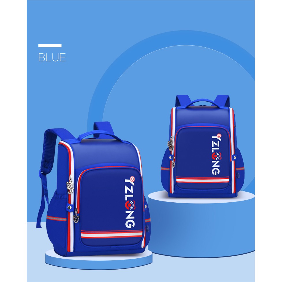 Poly Kids School Bag Cartoon Space Backpack for Primary School Boys Girls Lightweight Schoolbag Children Backpack