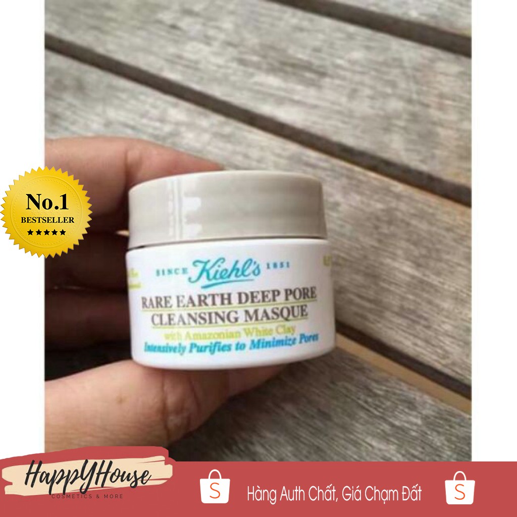 Mặt nạ đất sét , mask đất set Kiehl’s Rare Earth Deep Pore Cleansing mini 14g