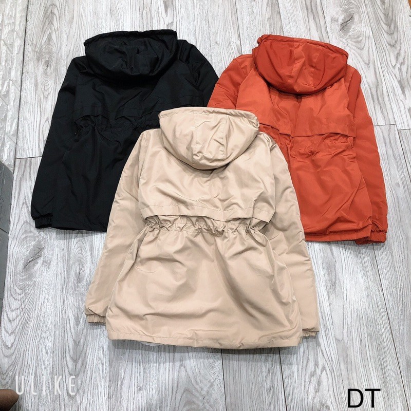 ÁO KHOÁC GIÓ LÓT LÔNG DÁNG DÀI CỰC XINH CHẤT GIÓ MỀM | BigBuy360 - bigbuy360.vn