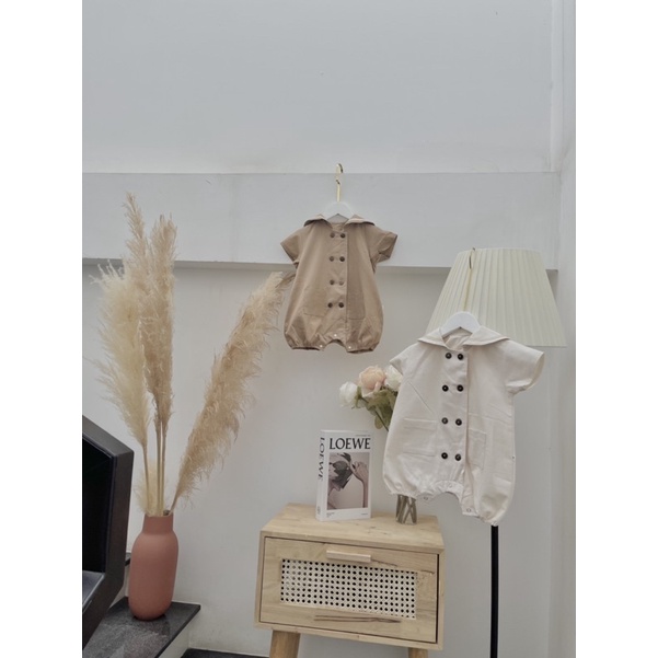 Suit cổ thuỷ thủ cúc dừa em bé