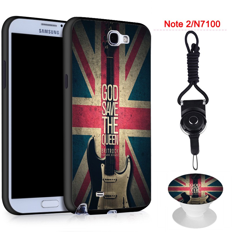 Ốp điện thoại mềm họa tiết đa dạng độc đáo cho Samsung Galaxy Note 2