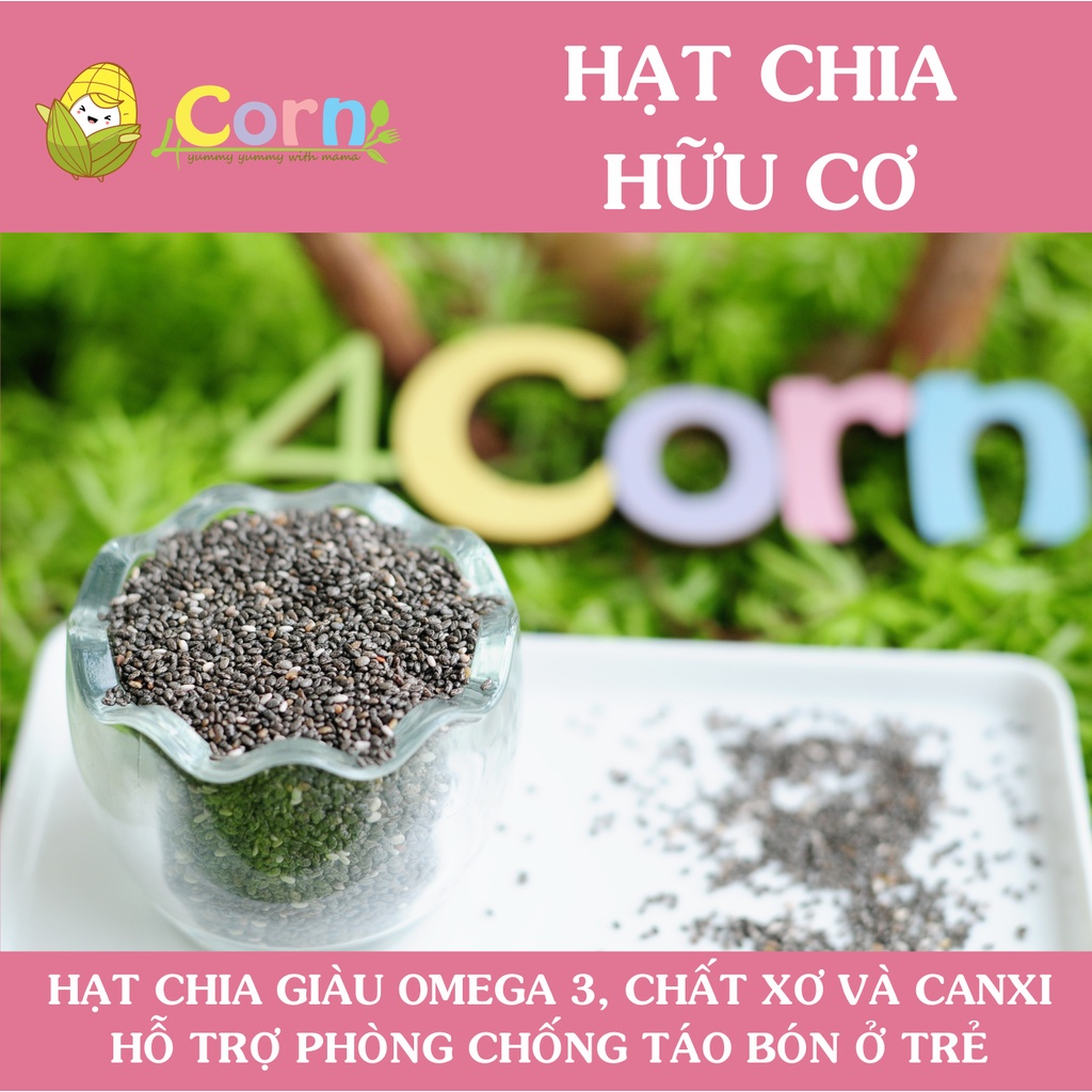 Hạt Chia Hữu Cơ BioPlanet - Cho bé 8m+