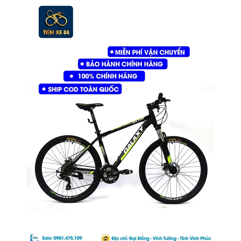 Xe đạp địa hình thể thao galaxy Ml235 Khung nhôm đề shimano Vành 27.5- Cam kết Chính hãng
