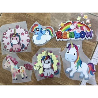 Hình ủi, hình ép nhiệt - Unicorn (nhiều mẫu)