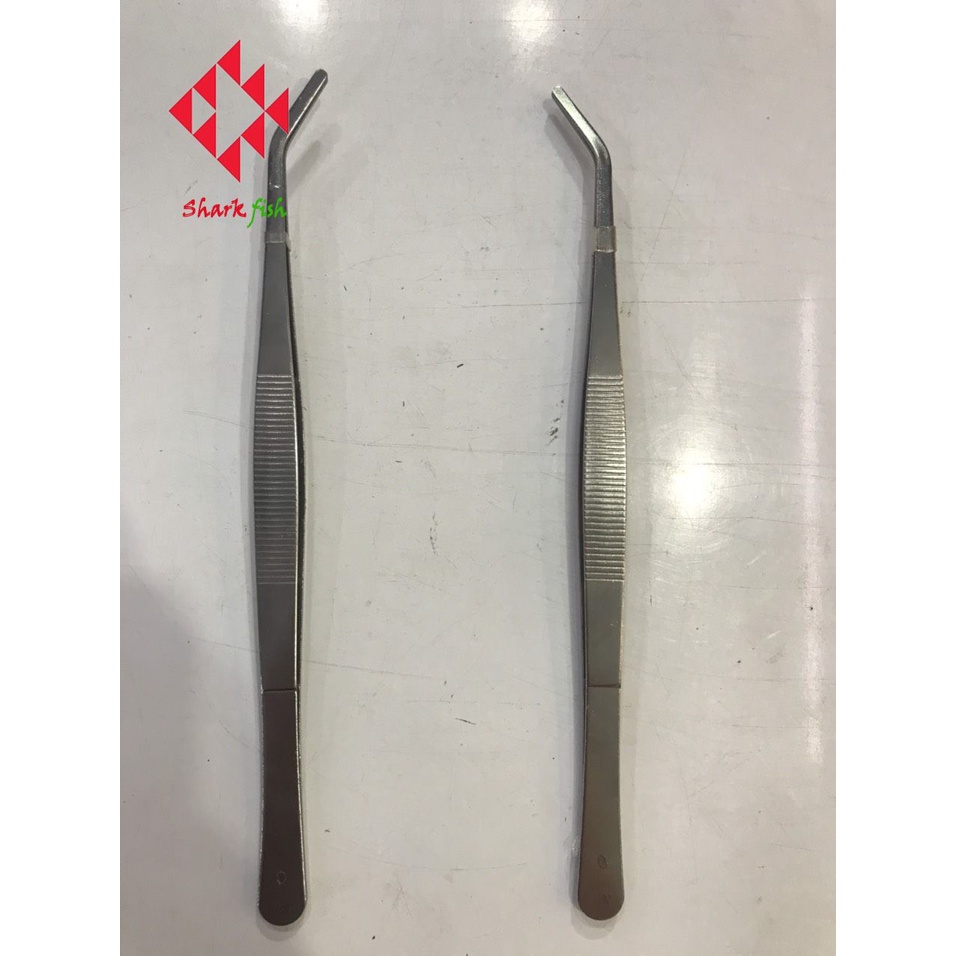 Nhíp trồng cây thủy sinh ,nhíp đầu cong 25cm và nhíp thẳng 20cm chất liệu thép không rỉ