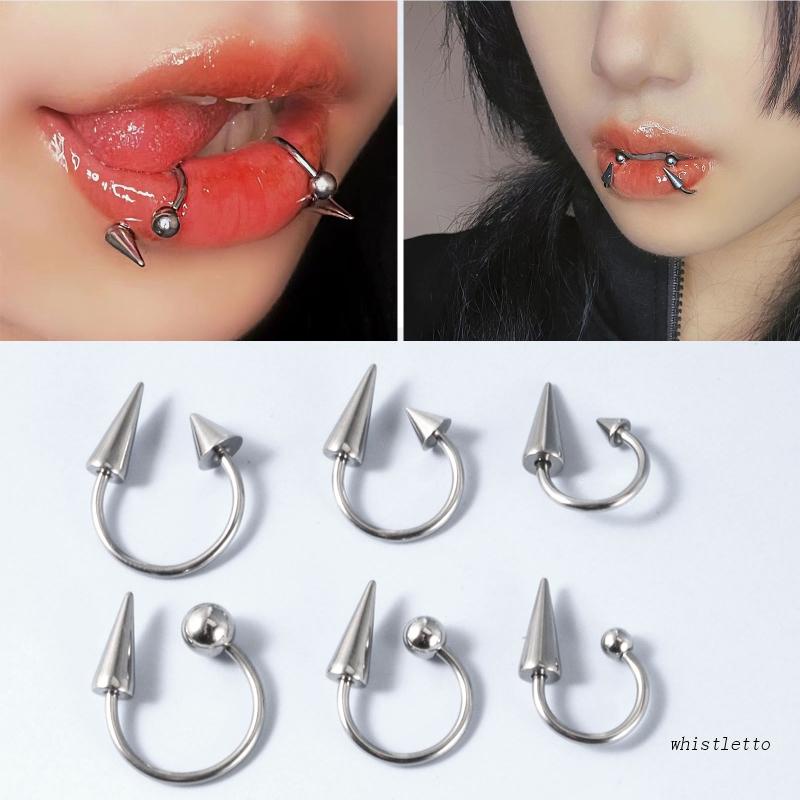 Bộ 10 Khuyên Xỏ Cơ Thể Bằng Thép Không Gỉ Cá Tính