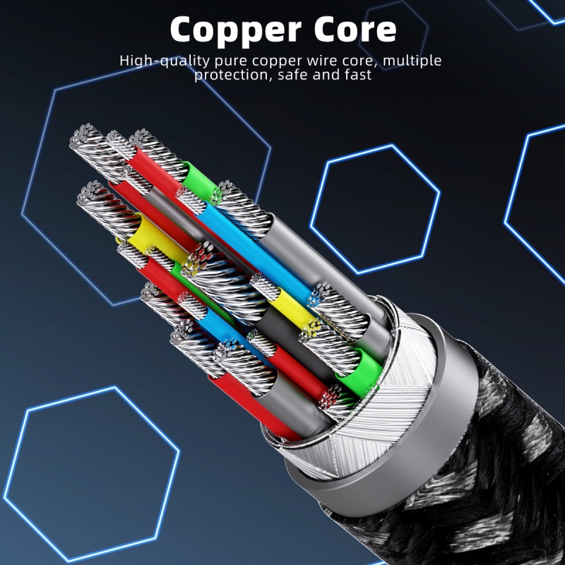 Cáp sạc nhanh HdoorLink 5A PD 100w type-C sang USB cho tablet / điện thoại / máy tính