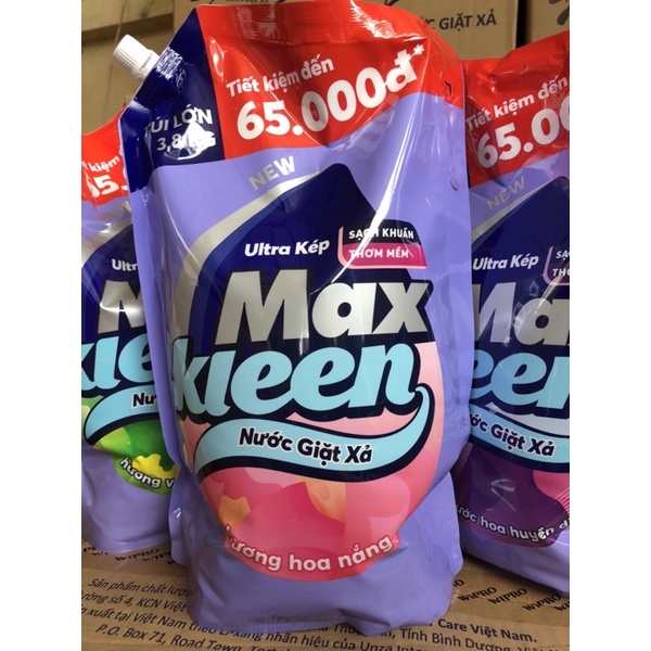 Nước giặt max kleen hương hoa nắng