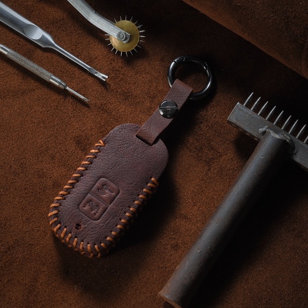 Bao Da Chìa Khóa Honda Air blade / lead/ vision/ vario dạng hộp da bò