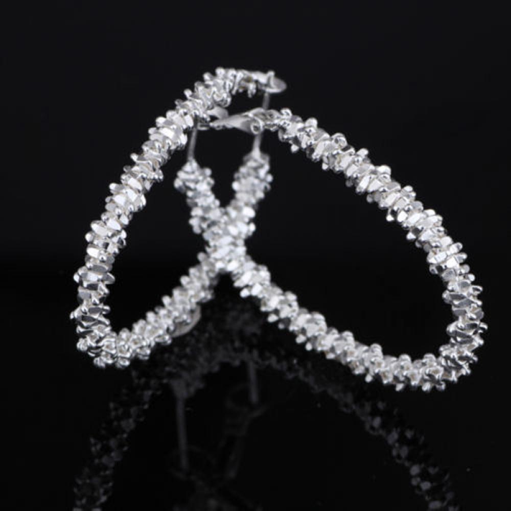 Khuyên Tai Tròn Khắc Chữ Best Choose Stars