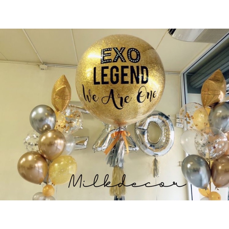 Quả Bóng Bay Jumbo In Tên Theo Yêu Cầu 90cm