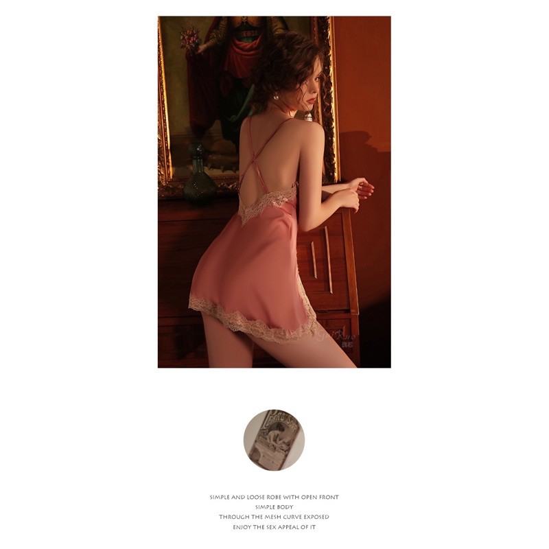 [BÁN CHẠY NHẤT] Sx746- VÁY NGỦ LỤA - VÁY NGỦ SEXY- váy hở lưng - đầm ngủ sexy-CamLuu99