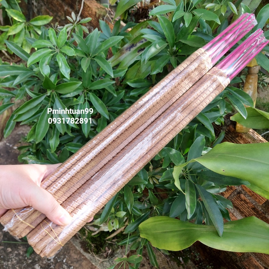 [ Loại Đặc Biệt ] Nhang Trầm Hương Sào 48cm cháy được 3,5 tiếng Bó 10 cây