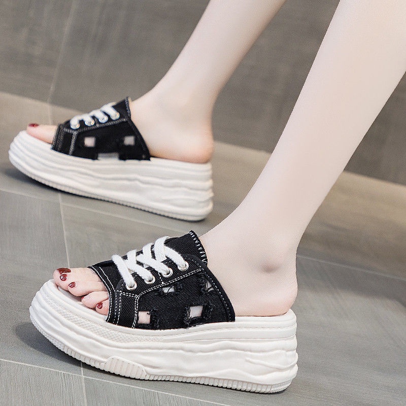 Dép Sandal Đế Xuồng Mềm Thời Trang Mùa Hè Dành Cho Nữ