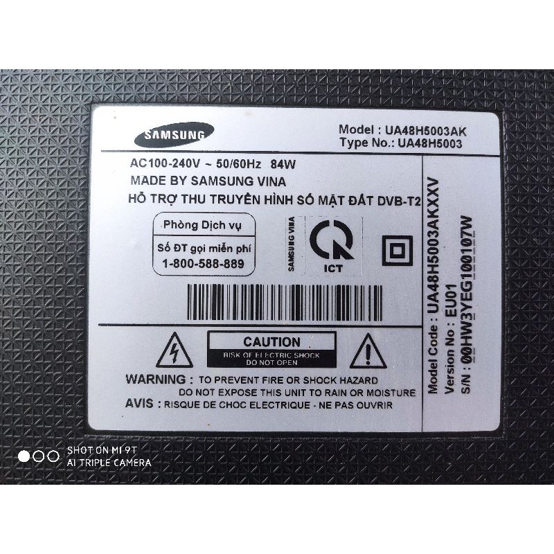 Bo nguồn tivi samsung UA48H5003AK