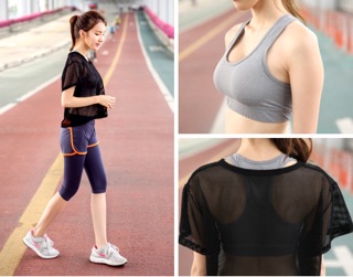 Set đồ tập Gym nữ ( gồm 2 áo 1 quần)