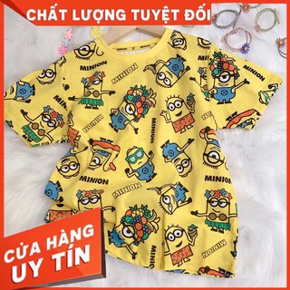 Xả kho áo phông minion hàng tqxk chất cotton 100%