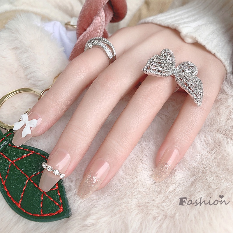 Bộ 24 Móng Tay Giả Bền Bỉ Che Phủ Toàn Diện Dùng Trang Trí Móng Tay Cho Nữ