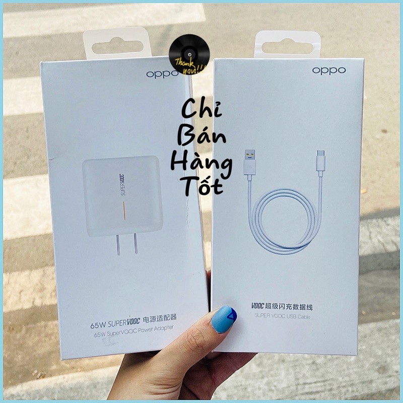 [Cực Tốt] Bộ Sạc OPPO Siêu Nhanh 65W [ SUPER VOOC - Loại Xịn ]