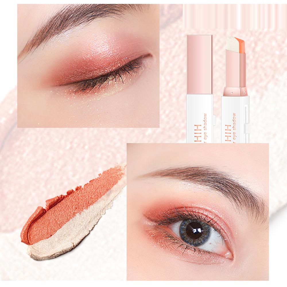 Phấn Mắt Dạng Thỏi Hai Màu Sắc Long Lanh Chống Nước Chống Mồ Hôi
