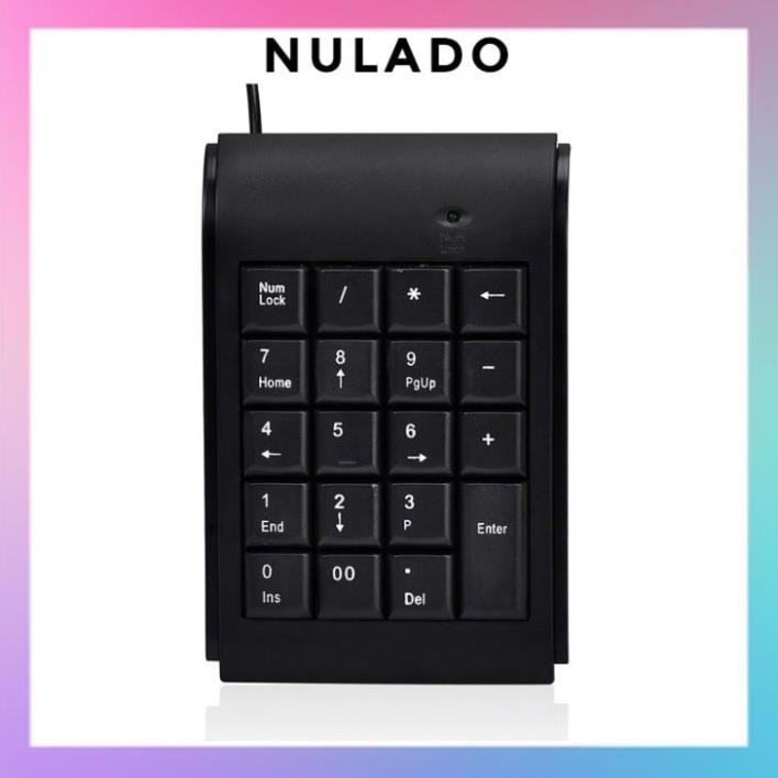 Bàn phím số rời Numpad mẫu 1 NULADO