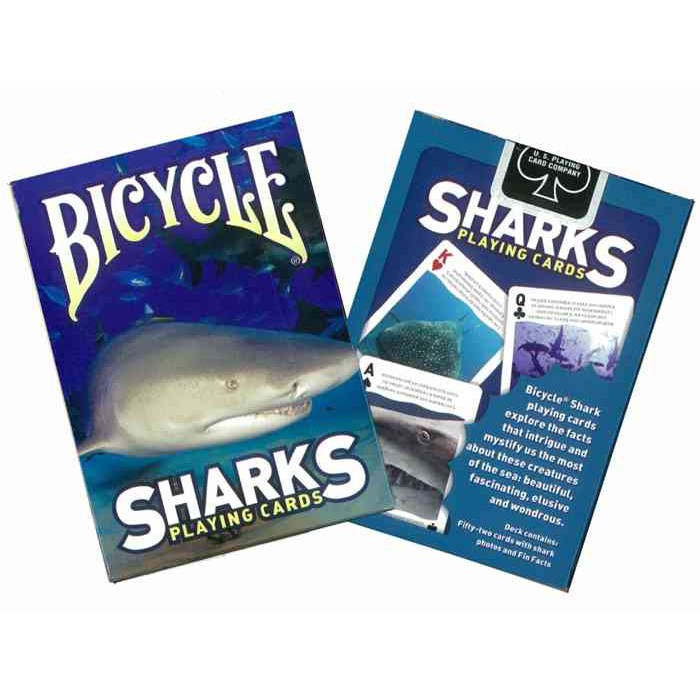 Bài ảo thuật : Bicycle Sharks Playing Cards