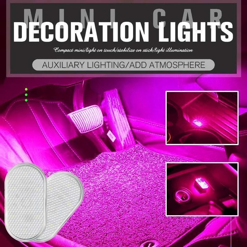Đèn LED Gắn Trần Xe Hơi Không Dây Sạc USB Tiện Dụng