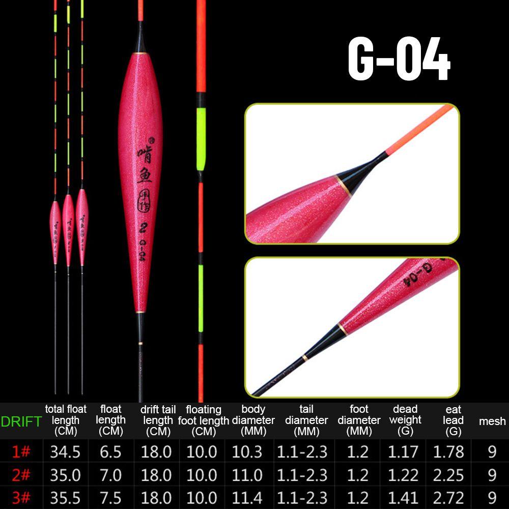 Set 6 Phao Câu Cá Ban Ngày Chống Trượt Tiện Dụng