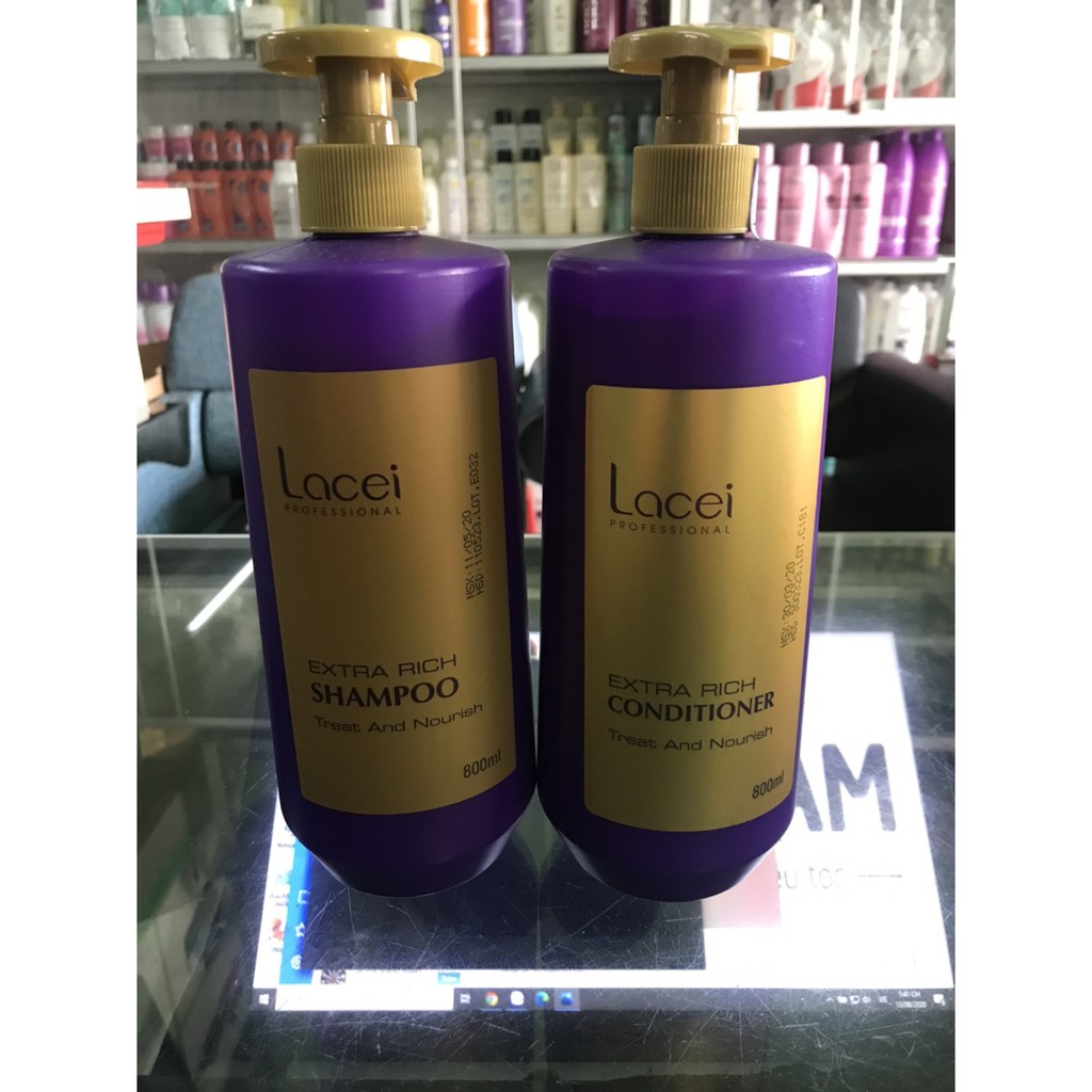 DẦU GỘI + XÃ PHỤC HỒI LACEI TÍM