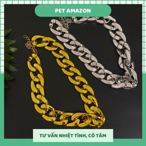 Trang Sức Dây Chuyền Vàng cho Chó Mèo Thú Cưng