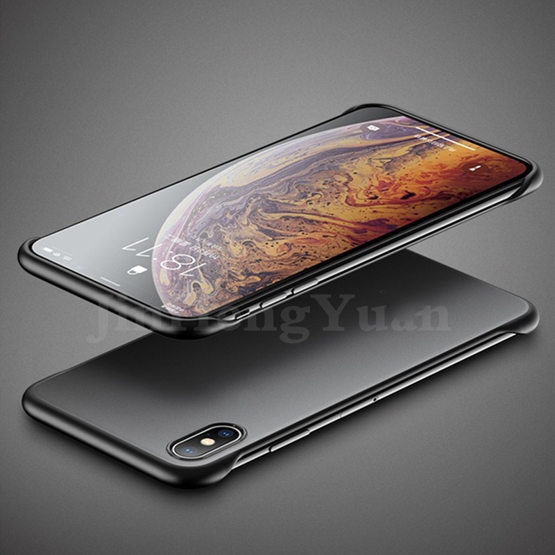 Ốp Điện Thoại PC Cứng Trong Suốt Mặt Nhám Cho IPhone XR XS Max 6 6S 7 8 PLUS 11 11Pro