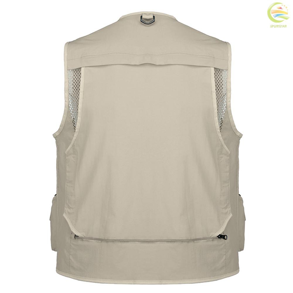 Áo Khoác Đi Câu Cá Thoáng Khí Nhiều Túi Tiện Lợi