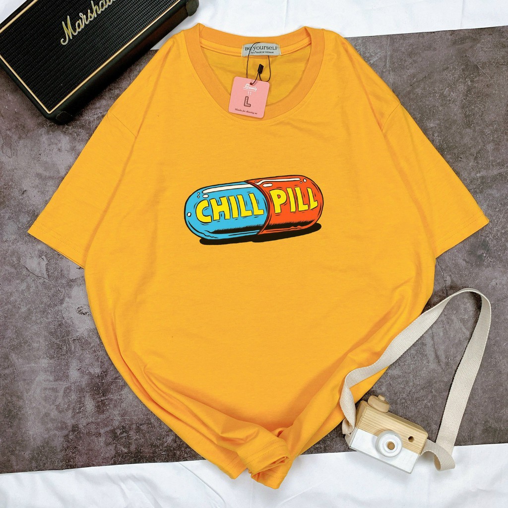 - Áo thun tay ngắn Be Yourself unisex size M L XL - VIÊN CHILLPILL