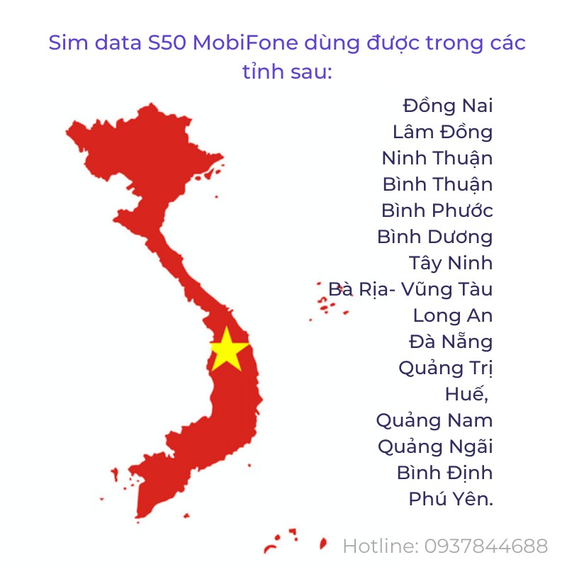 Sim data 4G nghe gọi MobiFone, gói S50 bao xài không hết data mỗi tháng