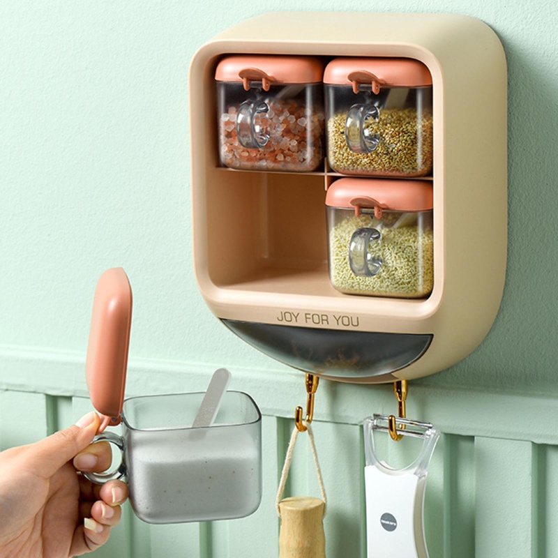 Kệ Đựng Gia Vị Gắn Tường Tiện Dụng Cho Nhà Bếp / Nhà Hàng