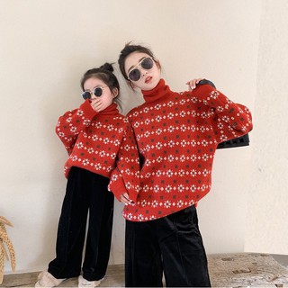 Áo Len đôi mẹ và bé siêu ấm (tùy chọn áo mẹ, áo con)