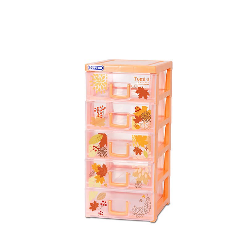 Tủ nhựa mini Duy Tân Tomi-S 5 ngăn (15 x 19 34 cm)