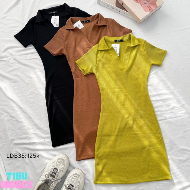 Váy Polo Nữ Trụ Trơn TIBU, Đầm Công Sở Trẻ Trung Thun Suông Ôm Body Thiết Kế Cao Cấp Đi Chơi Dự Tiệc Cưới Đẹp Sang Trọng