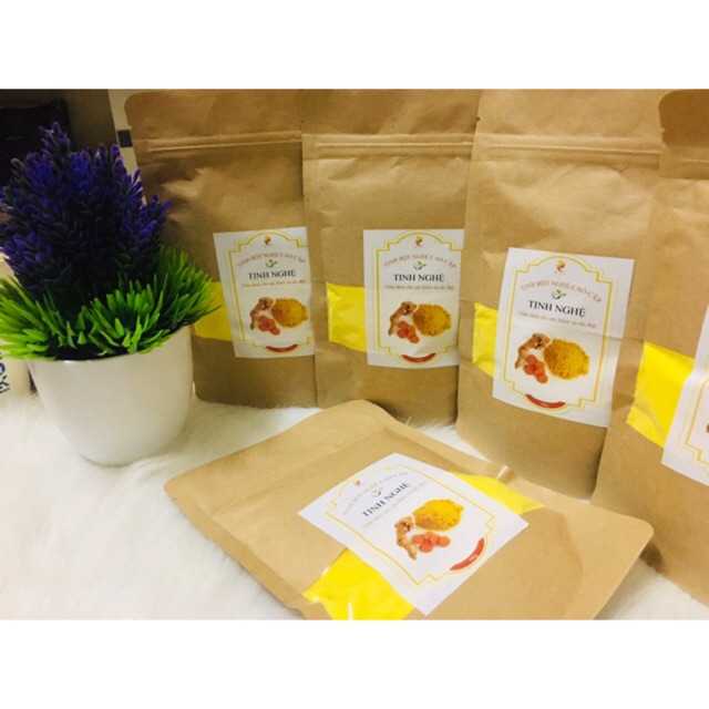 TINH BỘT NGHỆ ĐẮP MẶT
