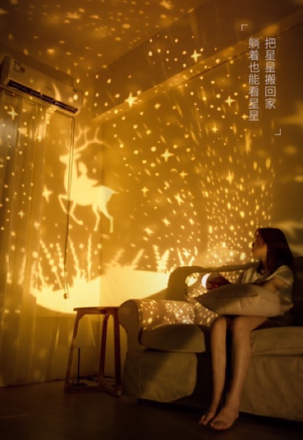[HÀNG SẴN KHO] Đèn ngủ chiếu sao, Đèn Decor trang trí, cổ tích, sinh nhật, vũ trụ XOAY tự động đèn LED lãng mạn | BigBuy360 - bigbuy360.vn