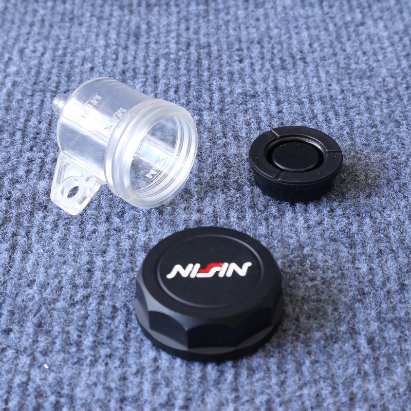 Bình Dầu Thắng Đĩa Nissin Nắp Nhôm Kèm Pass Gọng Dầu Titan Nhiều Màu