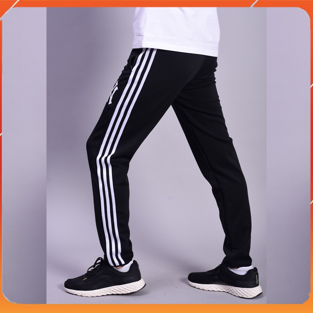 Quần Thể Thao Nam 3 Sọc Trắng Logo NY Ép, Ống Suông Phong Cách L112 | BigBuy360 - bigbuy360.vn