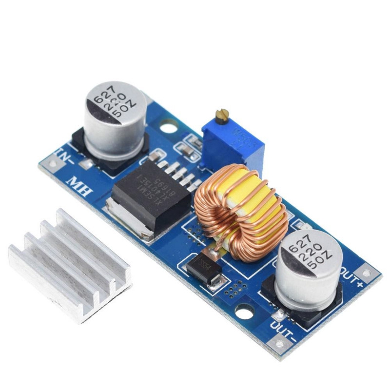 Mô Đun Hạ Áp 5a Xl4015 Dc-Dc 4-38v Sang 1.25-36v 24v 12v 9v 5v Có Tản Nhiệt