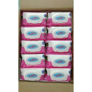 10 gói khăn ướt lavie 125g-villa