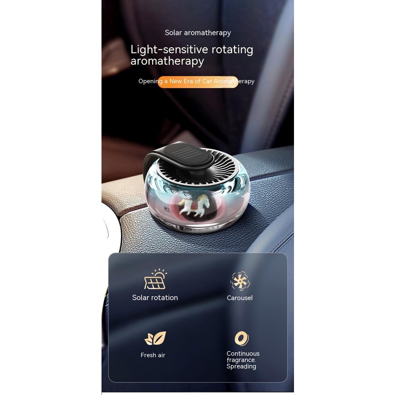 Tinh Dầu Thơm Sử Dụng Năng Lượng Mặt Trời Dành Cho Xe Hơi