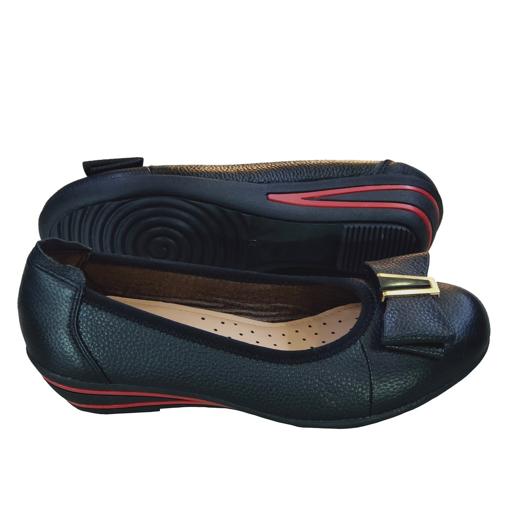 Giày nữ búp bê đế xuồng 5cm TiTi ĐÔ da bò thật thời trang cao cấp GBB2021