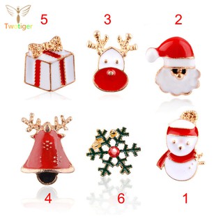 Khuyên tai hình ông già Noel / người tuyết / tuần lộc xinh xắn dành cho nữ