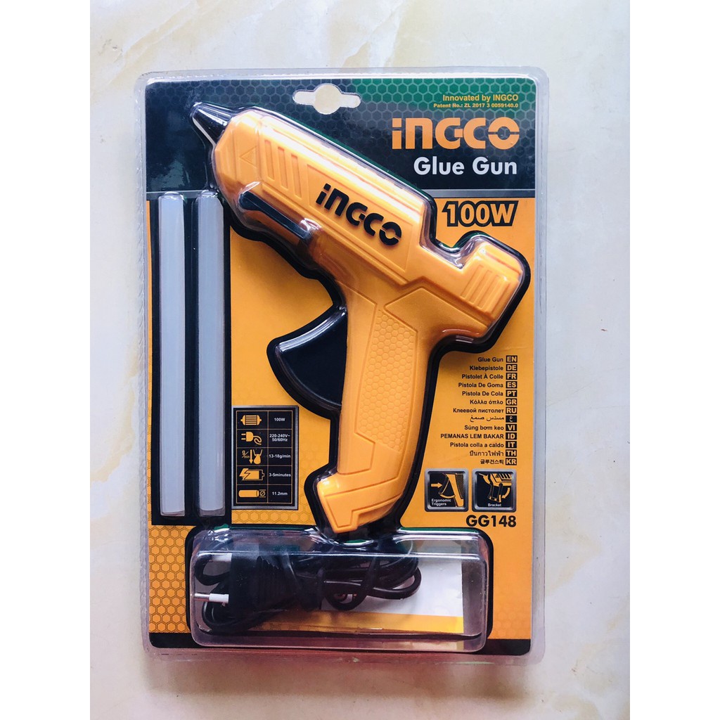 Súng bắn keo 100W hiệu Ingco GG148
